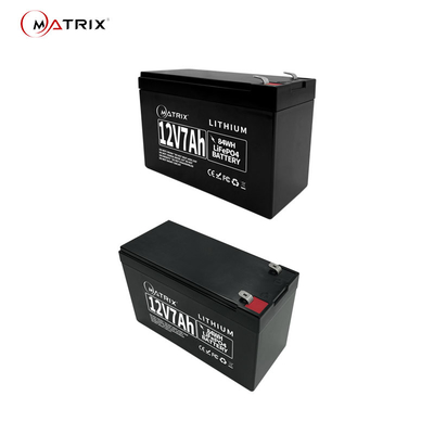 Matrix 12v7ah LiFePO4 Batterijen Voor UPS AGM GEL vervangende batterij