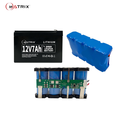 Een de Batterijabs van Ion Battery 12v 7ah Lifepo4 UPS van het Ranglithium Geval3.2v 7ah Lifepo4 Cel over 0.8kgs