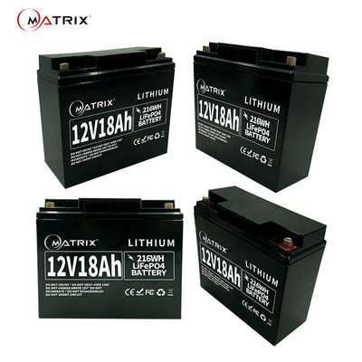 Kabeltelevisie/UPS/Lichte/Zonneopslag12v LiFePo4 Batterij Navulbare 12.8V 18Ah