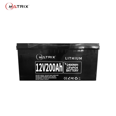 Batterij van het de Cycluslithium van 12v 200ah Lifepo4 bouwde de Diepe BMS in