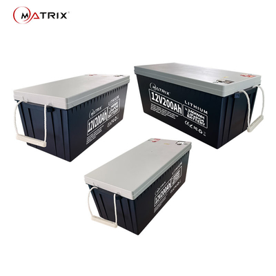 De Batterijpak van het matrijs12v 200Ah Navulbaar Lithium voor rv/Zonne/Marien/UPS