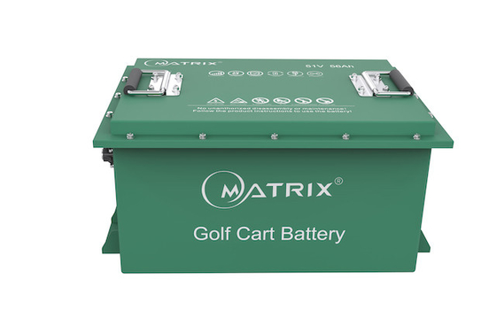 48V 56A golfkar batterij Oplaadbare LiFePO4 batterij 5 jaar garantie