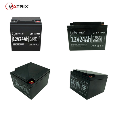 12V24Ah-Vervanging van SLA van diep-Cycluslifepo4 UPS de Navulbare Batterijen Navulbare