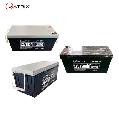 De draagbare Zonnebatterij 12volt 250ah van de Lithium Diepe Cyclus voor Huisenergie